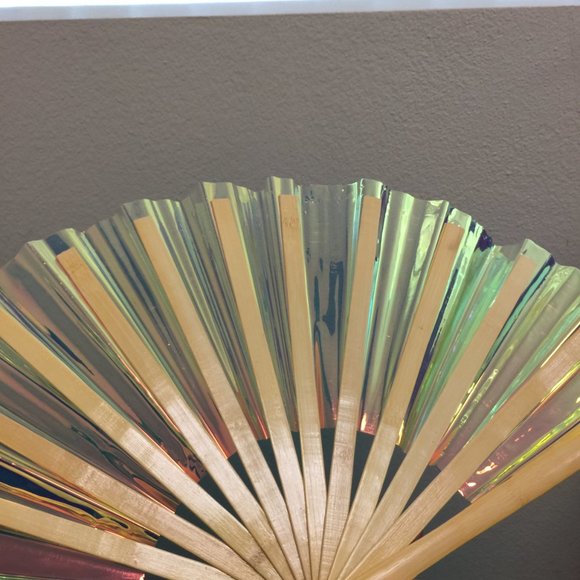 PRE-LOVED LASR - Liquid Shockwave Iridescent Fluid Rave Fan- MISC017 - Picture 10 of 10